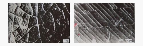 鋁型材陽(yáng)極氧化膜裂紋對(duì)比圖2