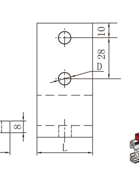 40*規(guī)格鋁型材強力角碼物理參數(shù)2 40*規(guī)格鋁型材強力角碼物理參數(shù)2