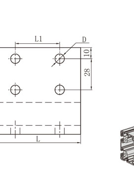 鋁型材(雙槽)強(qiáng)力角件物理參數(shù)2 鋁型材(雙槽)強(qiáng)力角件物理參數(shù)2