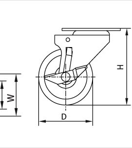 平板活動(dòng)腳輪二維參數(shù)2 平板活動(dòng)腳輪二維參數(shù)2