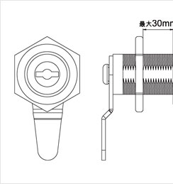 回轉(zhuǎn)鎖二維圖 回轉(zhuǎn)鎖二維圖