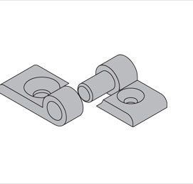 可拆卸合頁(yè)3D模型
